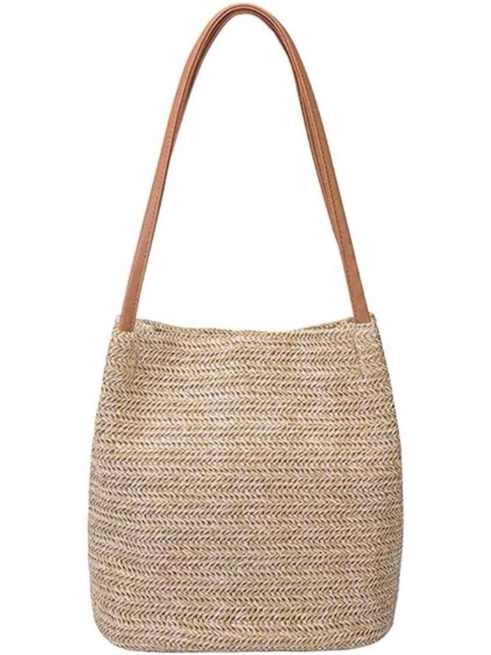 Stylish Straw Beach Tote Bag for Women | Summer Handbag & Shoulder Purse